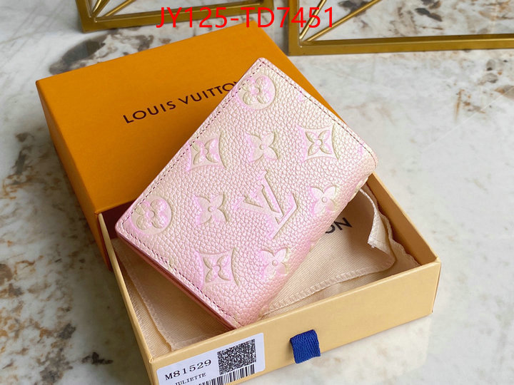 LV Bags(TOP)-Wallet,ID: TD7451,$: 125USD