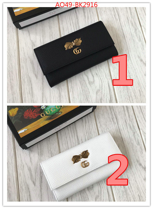 Gucci Bags(4A)-Wallet-,ID: BK2916,$:49USD