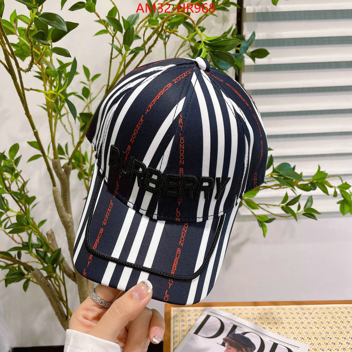 Cap (Hat)-Burberry,where can you buy replica , ID: HR968,$: 32USD