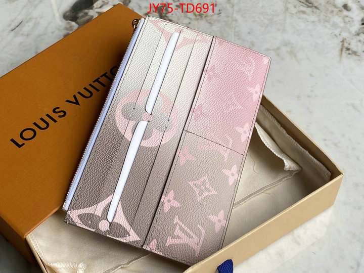 LV Bags(TOP)-Wallet,ID: TD691,$: 75USD