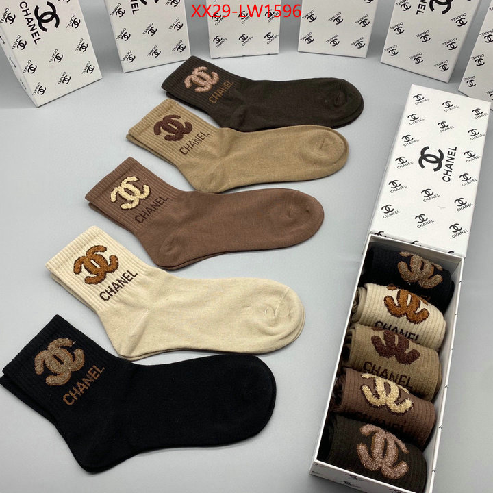 Sock-Chanel,where can i buy the best 1:1 original , ID: LW1596,$: 29USD