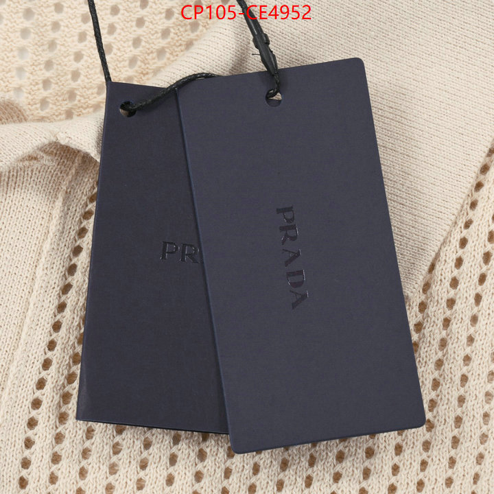 Clothing-Prada,can you buy knockoff , ID: CE4952,$: 105USD