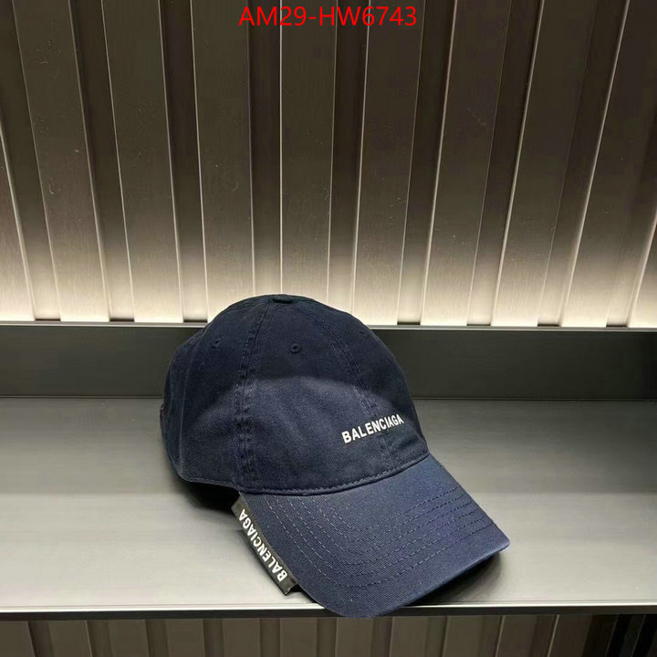 Cap (Hat)-Balenciaga,top quality fake , ID: HW6743,$: 29USD