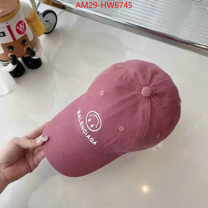Cap (Hat)-Balenciaga,the most popular , ID: HW6745,$: 29USD