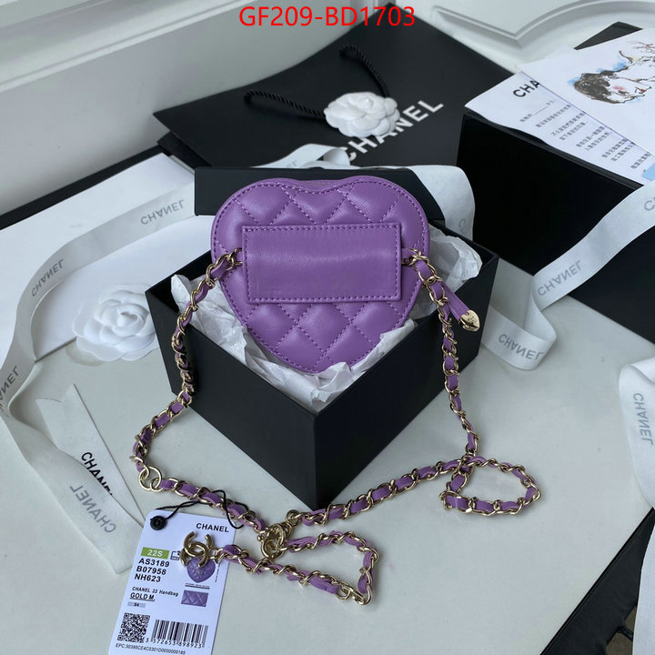 Chanel Bags(TOP)-Diagonal-,ID: BD1703,$: 209USD