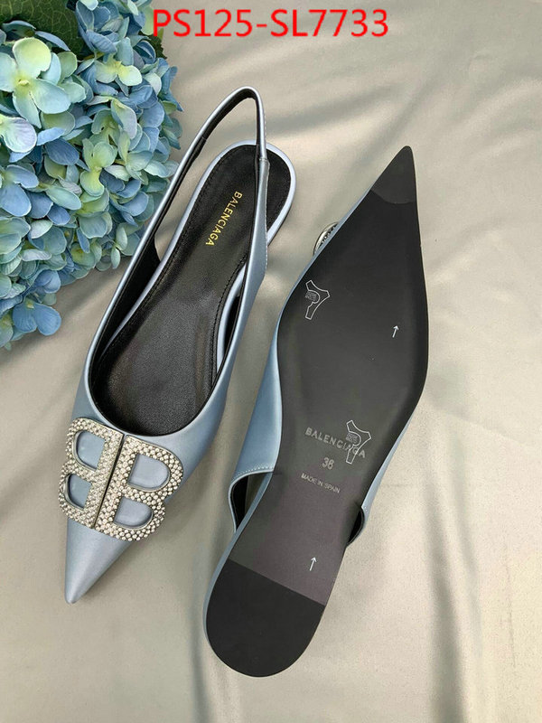 Women Shoes-Balenciaga,buy replica , ID: SL7733,$: 125USD