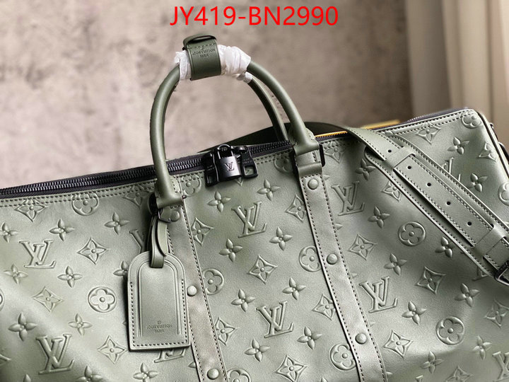 LV Bags(TOP)-Keepall BandouliRe 45-50-,ID: BN2990,$: 419USD