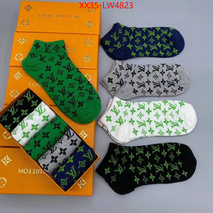 Sock-LV,best quality replica , ID: LW4823,$: 35USD