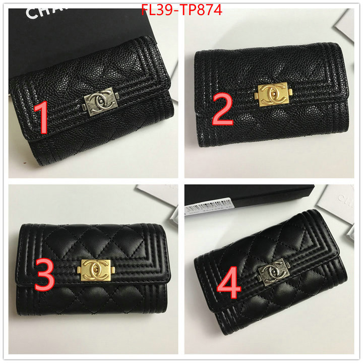 Chanel Bags(4A)-Wallet-,ID: TP874,$: 39USD