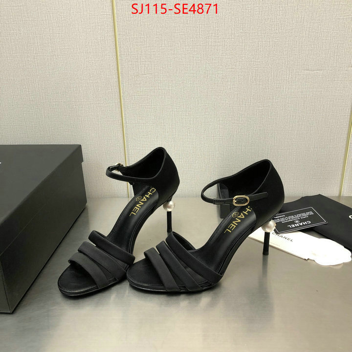 Women Shoes-Chanel,mirror copy luxury , ID: SE4871,$: 115USD