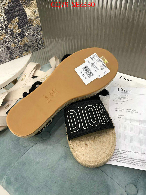 Women Shoes-Dior,top 1:1 replica , ID: SE2330,$: 79USD
