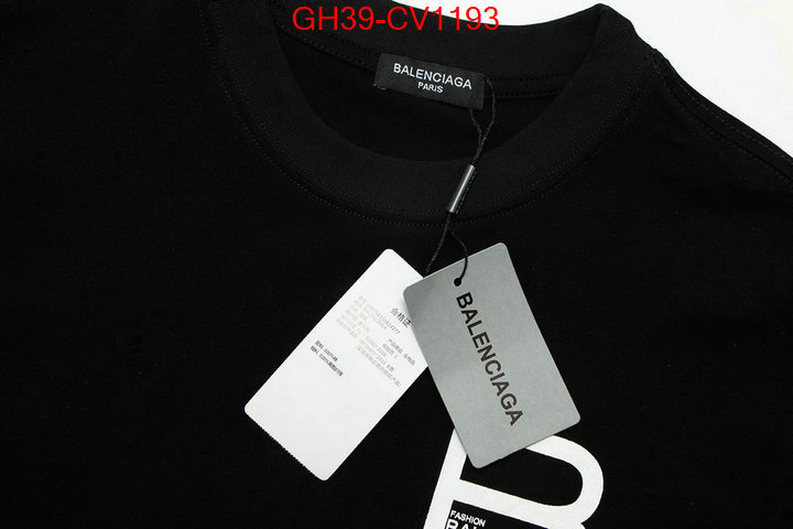 Clothing-Balenciaga,2023 aaaaa replica customize , ID: CV1193,$: 39USD