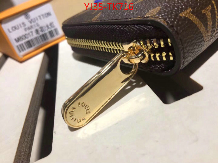 LV Bags(4A)-Wallet,ID: TK716,$:35USD