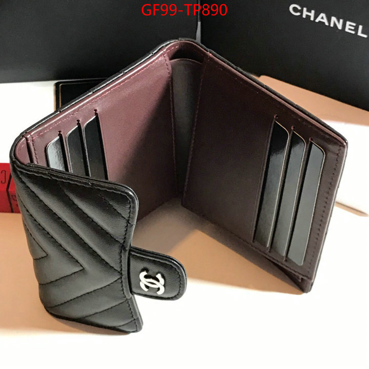 Chanel Bags(TOP)-Wallet-,ID: TP890,$: 99USD