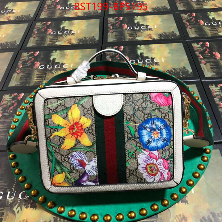 Gucci Bags(TOP)-Diagonal-,ID: BP5195,$: 199USD