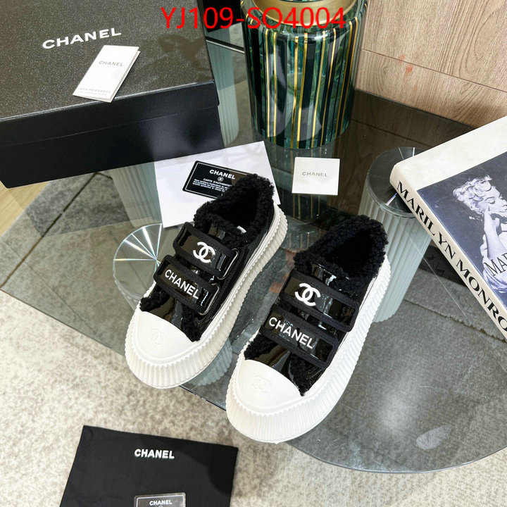 Women Shoes-Chanel,mirror copy luxury , ID: SO4004,$: 109USD