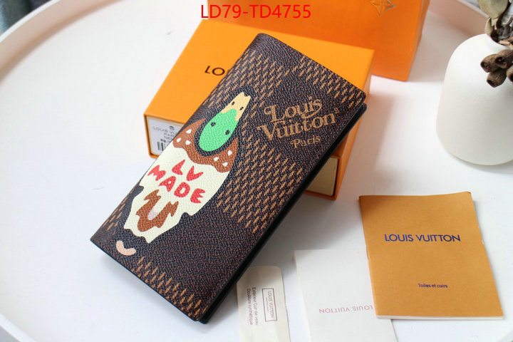 LV Bags(TOP)-Wallet,ID: TD4755,$: 79USD