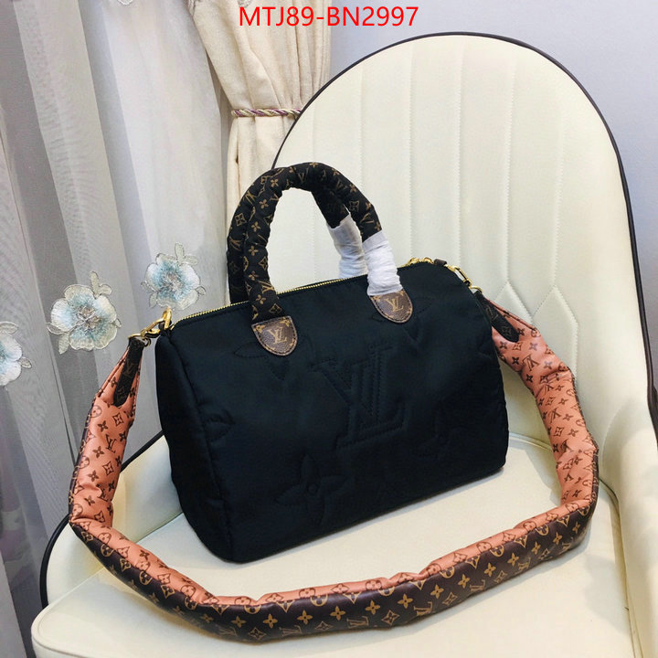 LV Bags(4A)-Speedy-,2023 replica wholesale cheap sales online ,ID: BN2997,$: 89USD