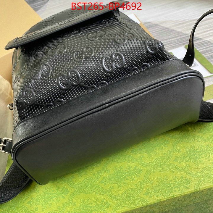 Gucci Bags(TOP)-Backpack-,best luxury replica ,ID: BP4692,$: 265USD