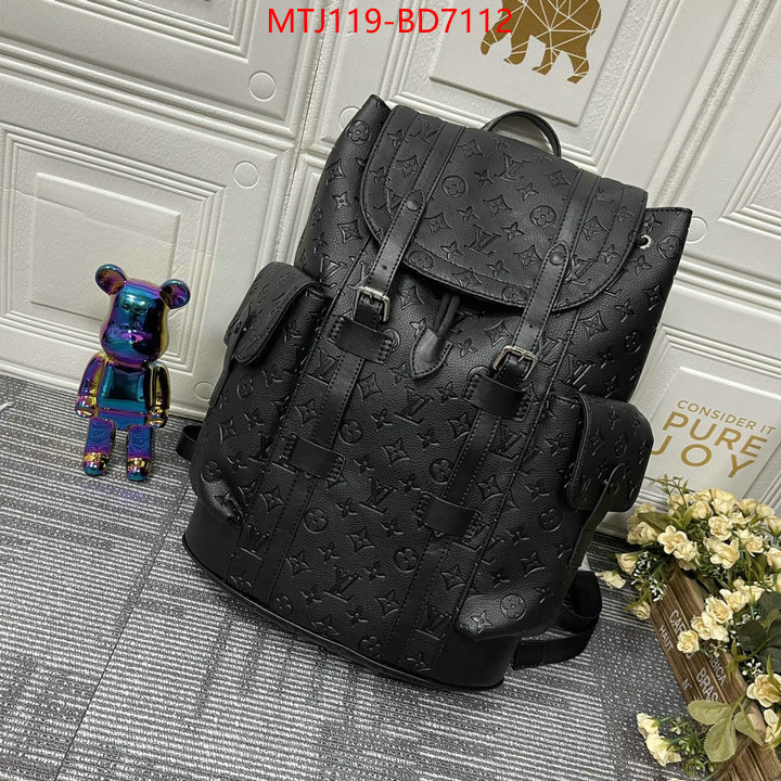 LV Bags(4A)-Backpack-,replica designer ,ID: BD7112,$: 119USD