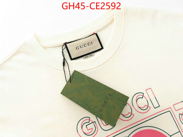 Clothing-Gucci,best designer replica , ID: CE2592,$: 45USD