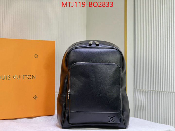 LV Bags(4A)-Backpack-,the quality replica ,ID: BO2833,$: 119USD