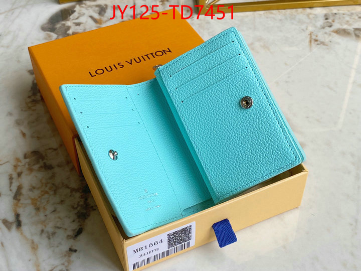 LV Bags(TOP)-Wallet,ID: TD7451,$: 125USD