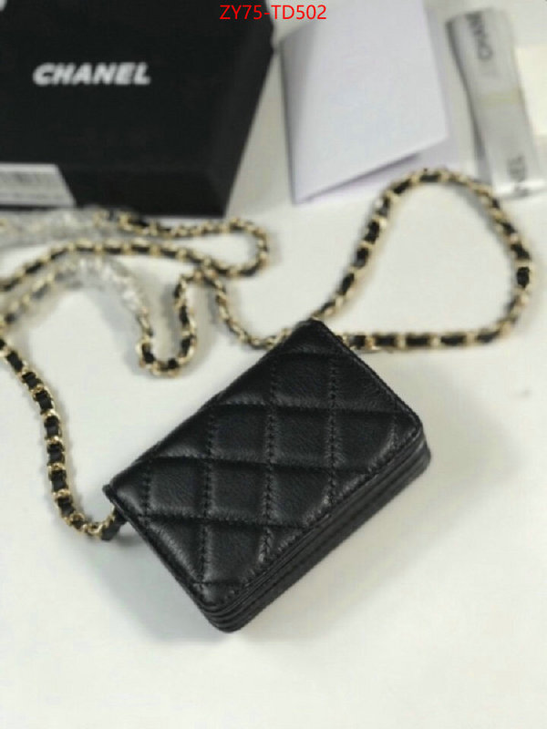 Chanel Bags(4A)-Wallet-,ID: TD502,$: 75USD