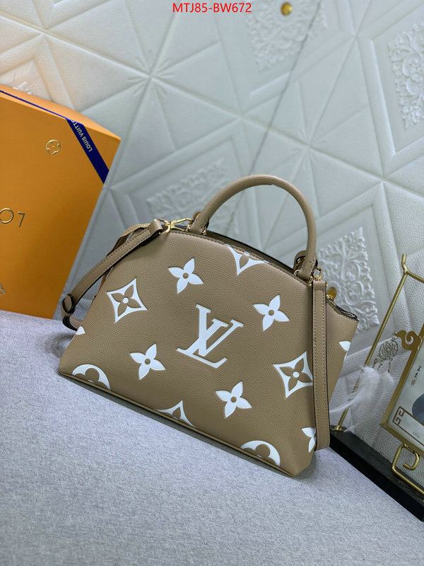 LV Bags(4A)-Handbag Collection-,mirror quality ,ID: BW672,$: 85USD