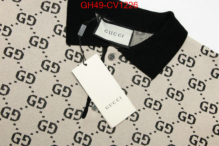 Clothing-Gucci,cheap online best designer , ID: CV1226,$: 49USD