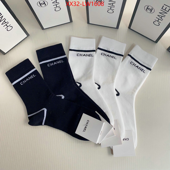 Sock-Chanel,website to buy replica , ID: LW1608,$: 32USD