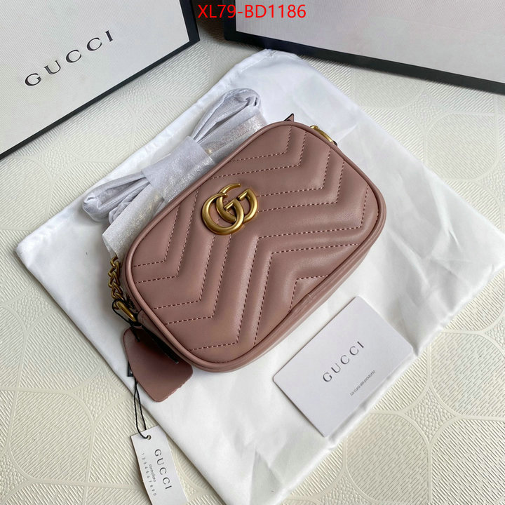 Gucci Bags(4A)-Marmont,luxury 7 star replica ,ID: BD1186,$: 79USD