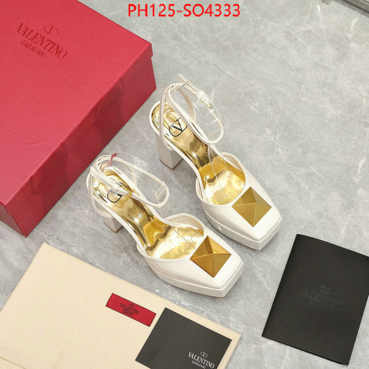 Women Shoes-Valentino,what's the best to buy replica , ID: SO4333,$: 125USD