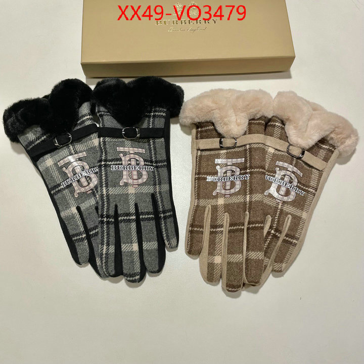 Gloves-Burberry,top quality replica , ID: VO3479,$: 49USD