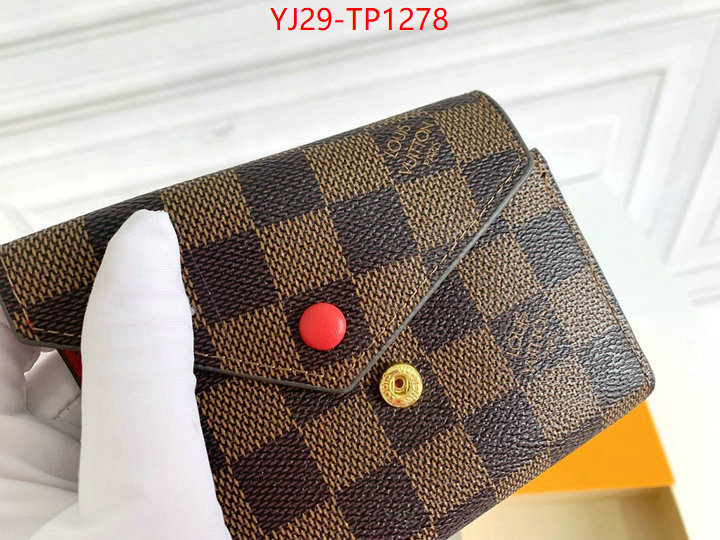 LV Bags(4A)-Wallet,ID: TP1278,$: 29USD