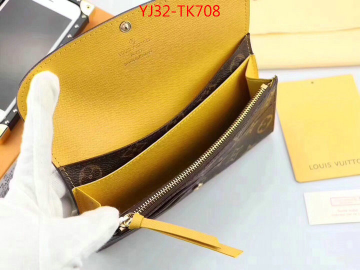 LV Bags(4A)-Wallet,ID: TK708,$:32USD