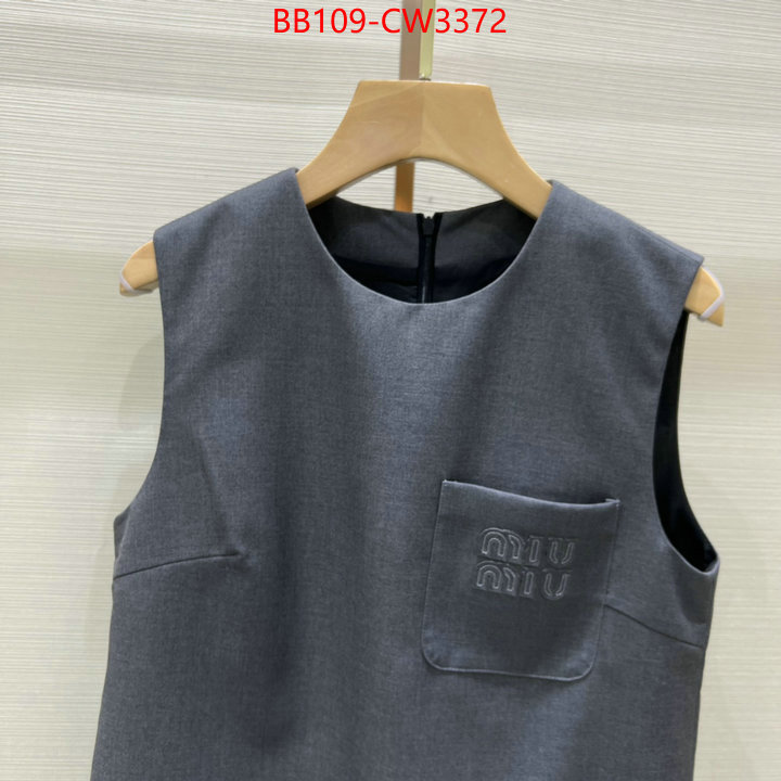 Clothing-MIU MIU,replica 2023 perfect luxury , ID: CW3372,$: 109USD