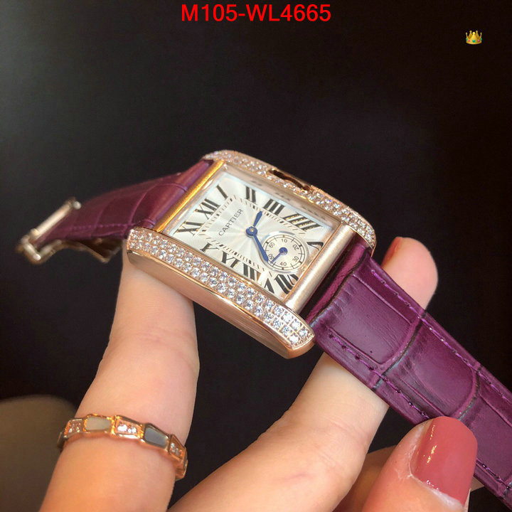 Watch(4A)-Cartier,designer , ID: WL4665,$: 105USD