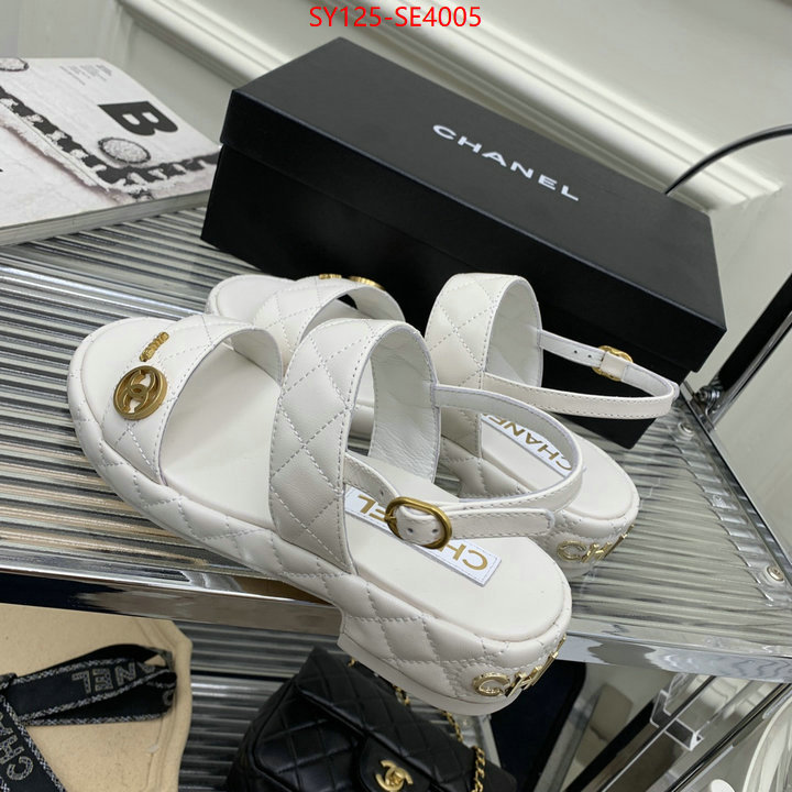 Women Shoes-Chanel,fake , ID: SE4005,$: 125USD