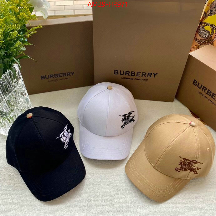 Cap (Hat)-Burberry,copy aaaaa , ID: HR971,$: 29USD