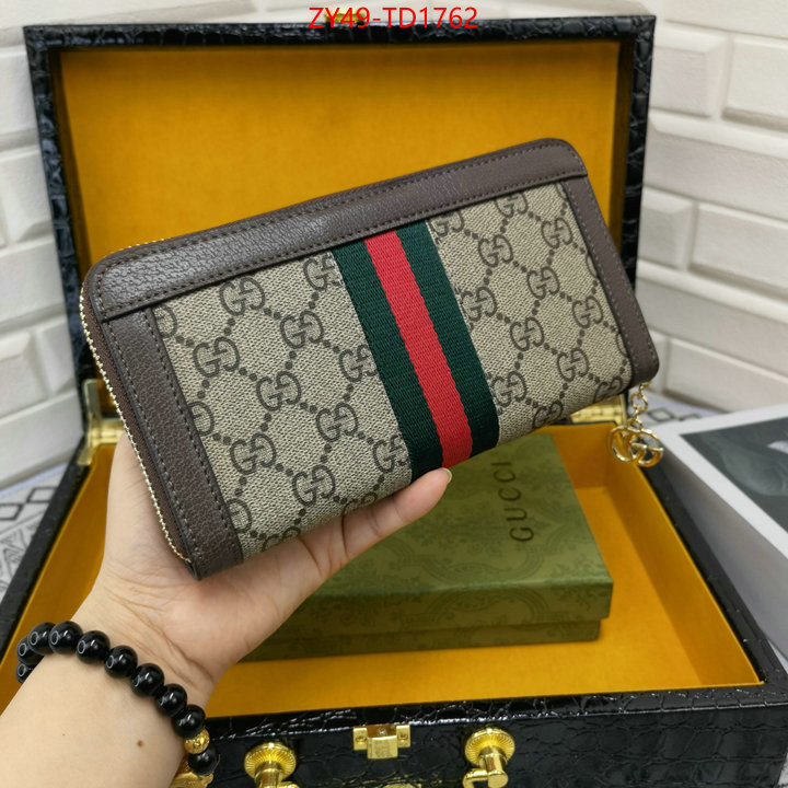 Gucci Bags(4A)-Wallet-,can i buy replica ,ID: TD1762,$: 49USD
