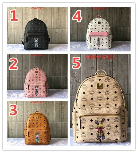 MCM Bags(TOP)-Backpack-,ID: BY302,$:99USD