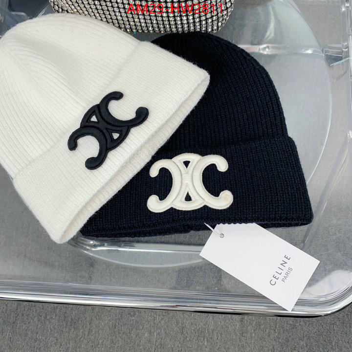 Cap (Hat)-Celine,wholesale 2023 replica , ID: HW2811,$: 29USD