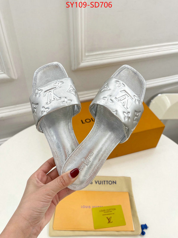 Women Shoes-LV,mirror copy luxury , ID: SD706,$: 109USD