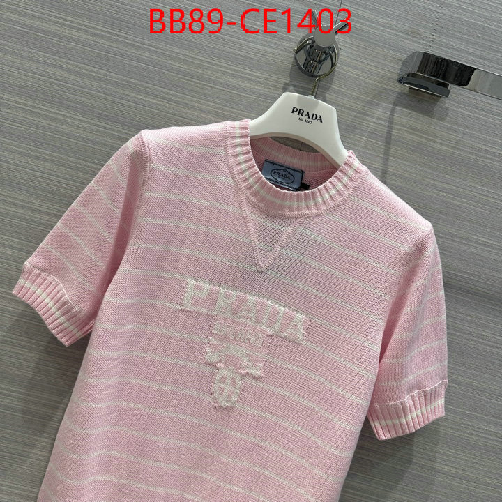 Clothing-Prada,high quality designer , ID: CE1403,$: 89USD