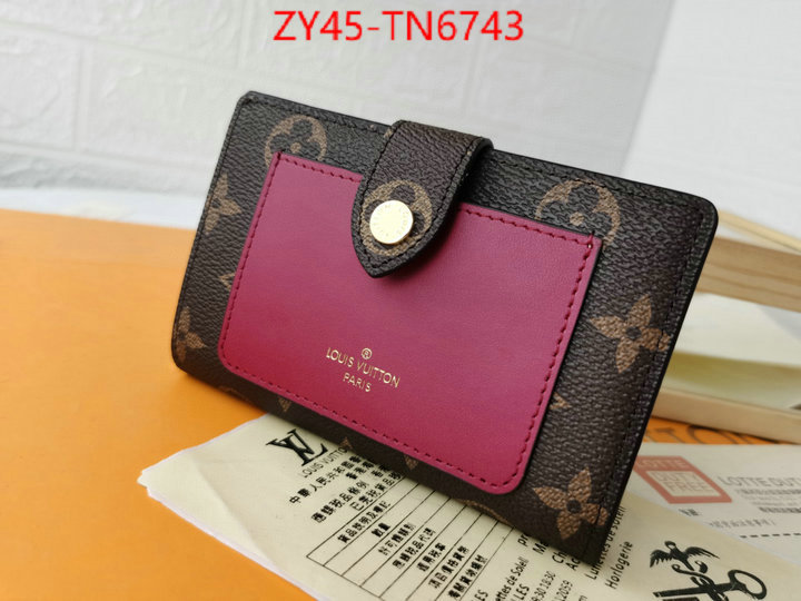 LV Bags(4A)-Wallet,ID: TN6743,$: 45USD