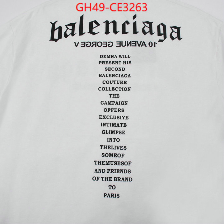 Clothing-Balenciaga,buy high-quality fake , ID: CE3263,$: 49USD