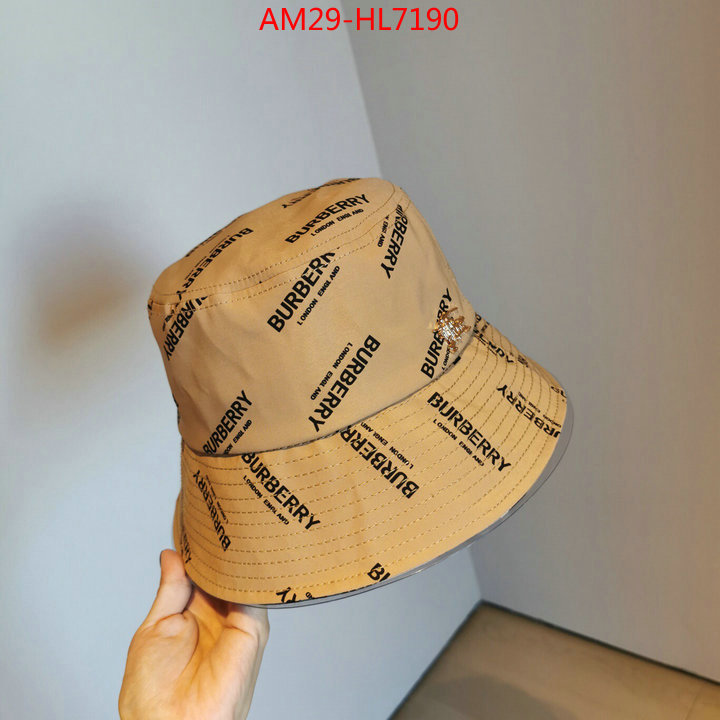 Cap (Hat)-Burberry,replica , ID: HL7190,$: 29USD