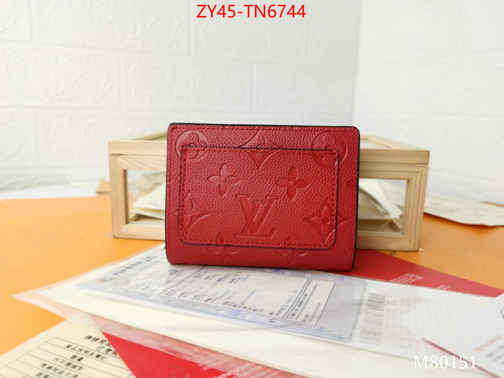 LV Bags(4A)-Wallet,ID: TN6744,$: 45USD