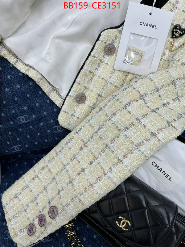 Clothing-Chanel,best site for replica ,ID: CE3151,$: 159USD